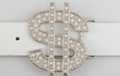 rhinestone dollar sign belt buckle