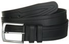 black riverboat gambler embossed genuine leather casual dress belt with nickel buckle