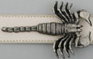 realistic scorpion pewter belt buckle