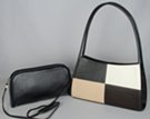 two-in-one: arch double shoulder purse with clutch/crossbody pouchette