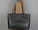 black double strap shoulder brief purse