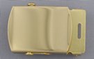solid brass military roller buckle for 1-1/4 inch web belts