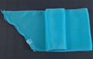 gossamer chiffon belt scarf, turquoise