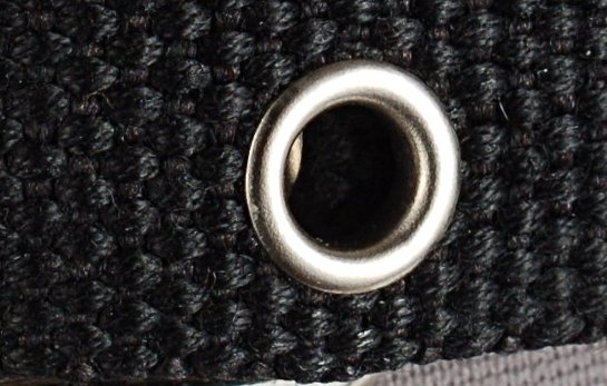 Strait City Trading double grommet web belt texture