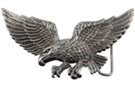 eagle shaped chrome color belt buckle