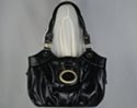 glossy tulip tote with golden 