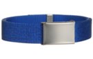 glittery cobalt military web belt