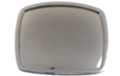 nickel polish rectangular western belt buckle