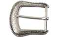 western floral heel bar belt buckle