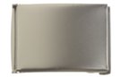 nickel mist military flip-top buckle for wide web belts