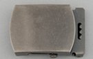 antique silver military buckle for wide web belts