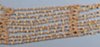 wood bead scarf detail